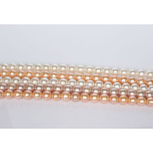 6-7mm Aaaa Grade Round Natural Pearl Strand (ES255)